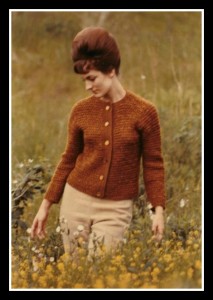 woman in wild flower field