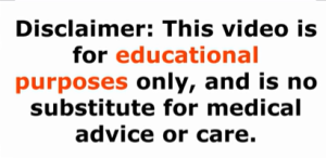 Disclaimer - This video is for educational purposes only and is not a substitute for medical advice or care