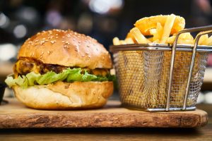 bad food combos = hamburger and fries